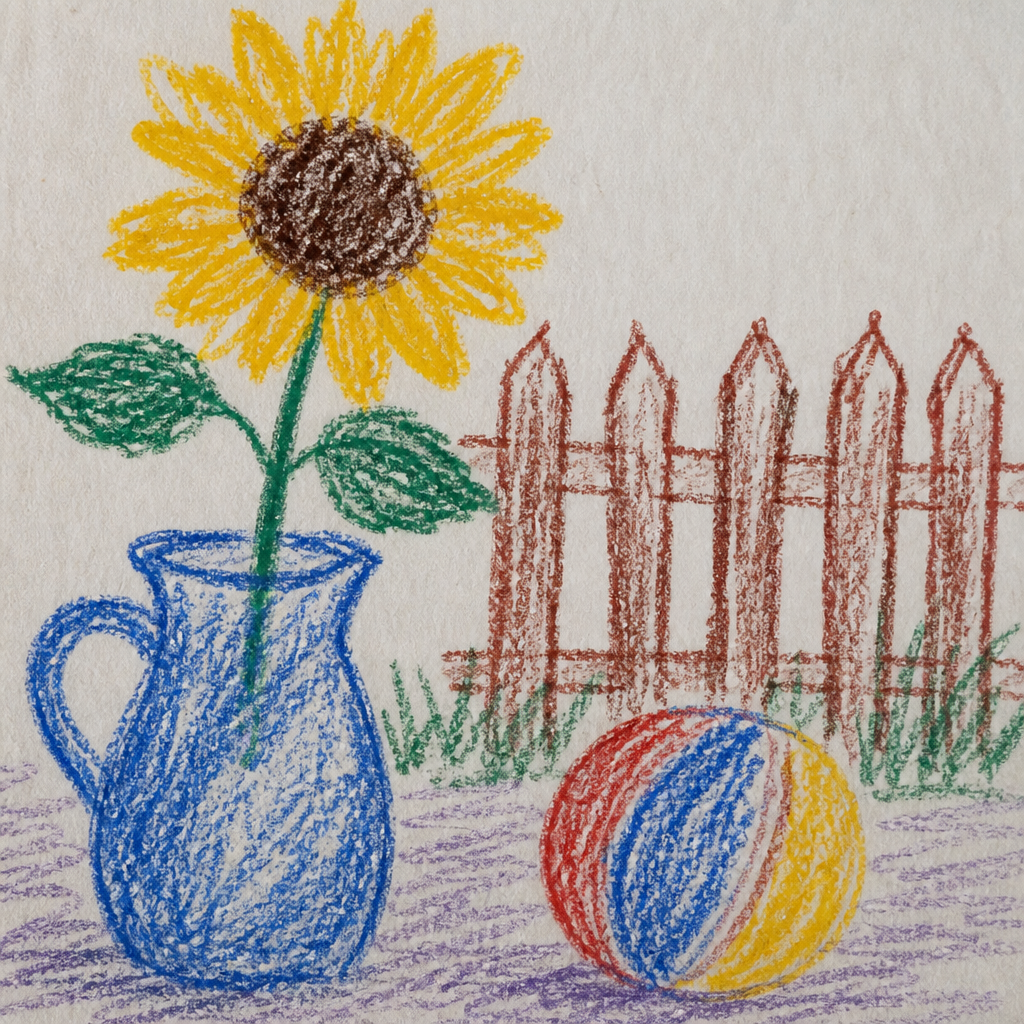 Real crayon paper