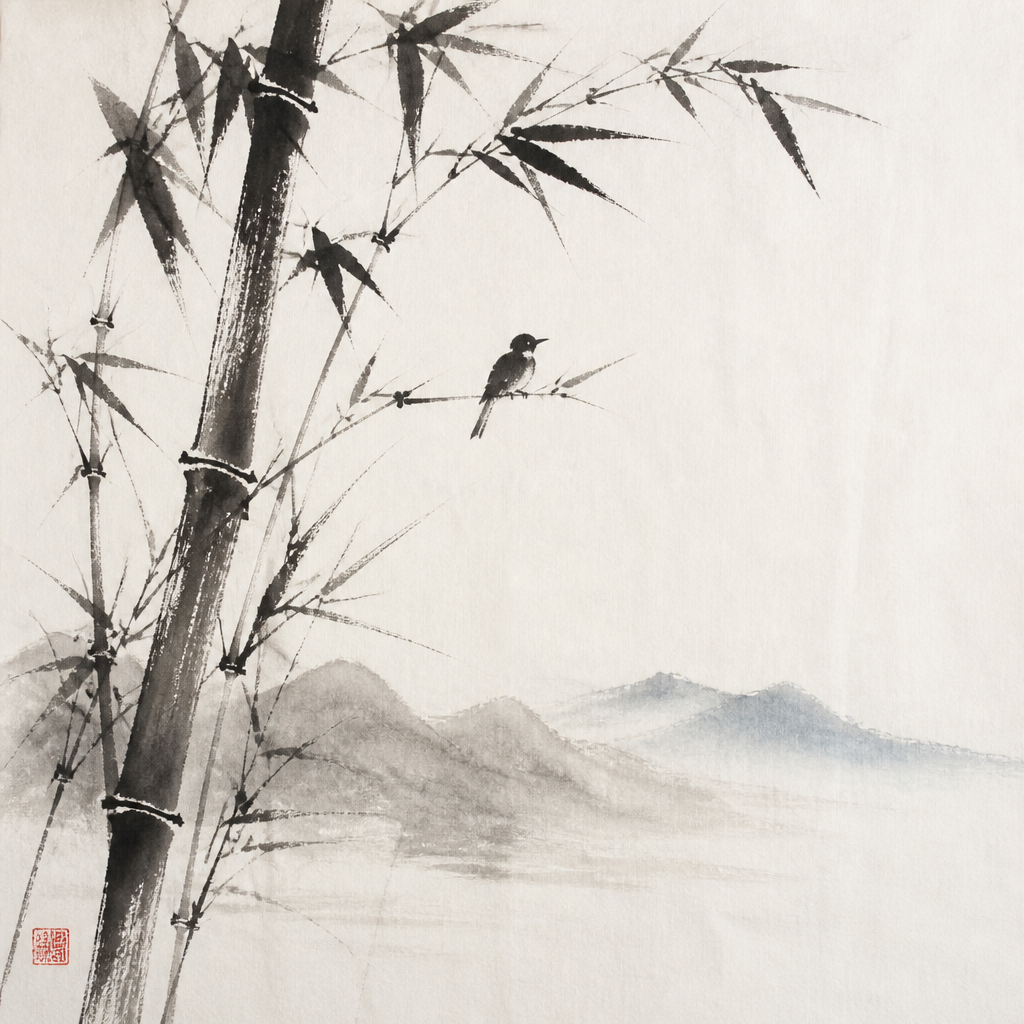 Expressive ink wash