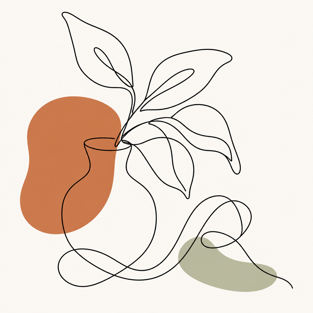 Organic contour doodle