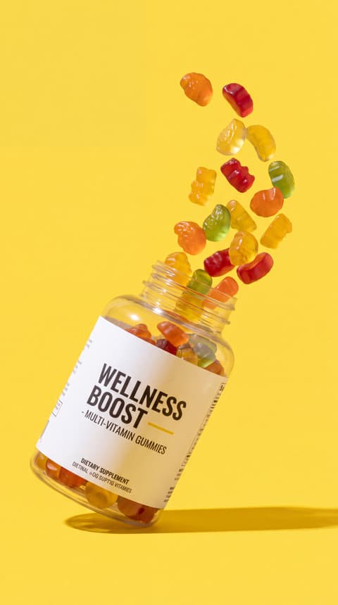 Tumbling Gummy Vitamins