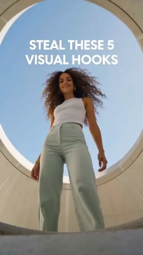 Influencer Viral Low Angle Hook video template preview