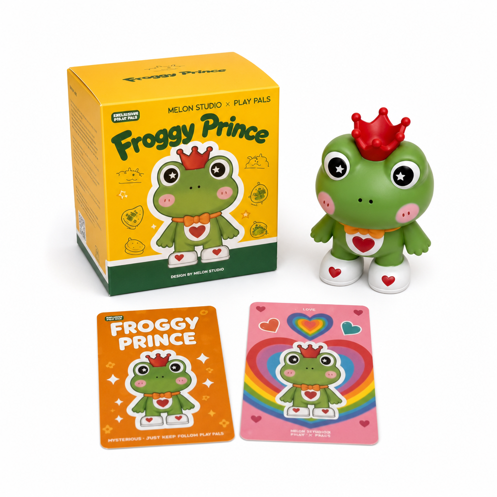 ASMR Unboxing: Froggy Prince Blind Box 🐸✨ input example 1