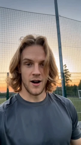 Athletic Gear Selfie Review video template preview